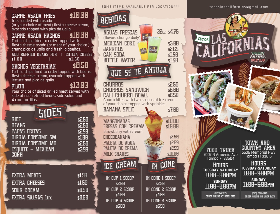Tacos Las Californias Menu - Image 2