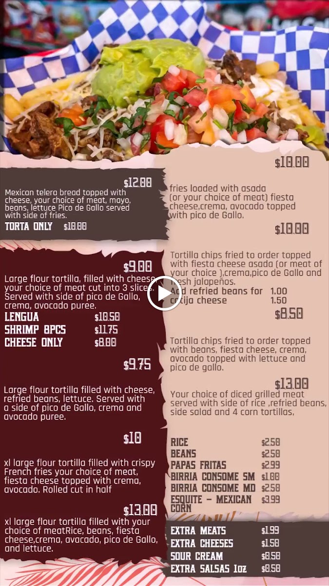 Tacos Las Californias Menu - Image 6